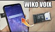 Wiko Voix How to insert the SIM/SD cards, Like ABC for metro by t-mobile