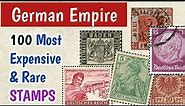 Most Expensive Stamps Of Germany | 100 Rare German Postage Stamps Worth Money