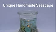 Sea Foam Green Unscented Ocean Seascape Forever Candle Flameless Seafoam Green Design For All
