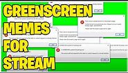 Windows 10 Error Crash - Green Screen Memes Download