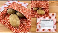 How to Sew a Microwave Potato Bag Tutorial - DIY Baked Potato Bag