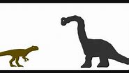 Allosaurus vs Brachiosaurus