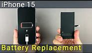 iPhone 15 Battery Replacement - DIY Tutorial for Quick and Easy Fix!