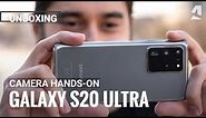 Samsung Galaxy S20 Ultra 5G camera hands-on and unboxing