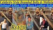 Cheapest Belts Market In Mumbai | Celebrity Style Belts,Leather Wallets,Studed Belts Market Mumbai