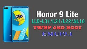 Honor 9 Lite EMUI 9.1 TWRP and Root LLD-L31/L21/L22/AL10