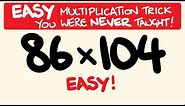 Easy Multiplication trick for BIG numbers.
