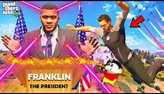 Franklin's First Day As A President In Los Santos In GTA 5 ! | GTA 5 AVENGERS