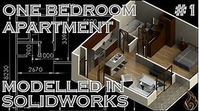 SolidWorks | One Bedroom Apartment #1