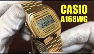 Unboxing Casio Gold Tone Classic Digital Watch A168WG-9V A168WG-9VT
