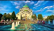 Храм Светог Саве у Београду Hram Svetog Save u Beogradu The Temple of Saint Sava Belgrade Serbia 4K