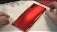 Samsung Galaxy Note 10 Red Edition Unboxing