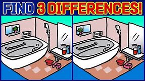 【Spot The Difference Game】 Try to Find 3 Differences in 90 Seconds! | Find The Difference #198