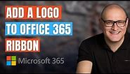 How to add a clickable Logo to an Office 365 Ribbon
