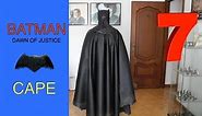 How to make a Batman costume part 7 CAPE