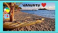 VANUATU'S MELE BEACH, pretty river delta (Pacific Ocean) #travel #vanuatu
