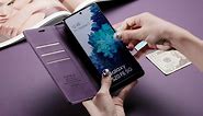FLIPALM for Samsung Galaxy S10+/S10 Plus 6.4" Wallet Case with RFID Blocking Credit Card Holder, PU Leather Flip Kickstand Protective Shockproof Cover Women Men for Samsung S10+ Phone case(Purple)