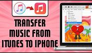 How To Transfer Music From iTunes To iPhone (easy)