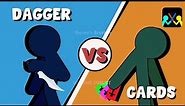 Supreme Duelist Stickman Animation : Dagger vs Card