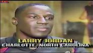 Michael Jordan talks about his brother Larry Jordan 1987