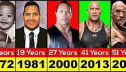 WWE The Rock Transformation From 1 to 51 Years Old