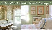 Best Sage Green Paint & Wallpaper ~ Cottage Style! Home Decorating Ideas
