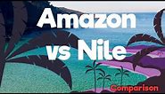 Amazon River vs Nile river, comparison,Is amazon longer than nile ?#amazon#river#nile#brazil#largest
