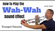 Wah-Wah Sound Effect: Trumpet Tutorial (Plunger Mute)