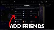 How to Add Friends in League of Legends - Invite Player to Friend List in LOL