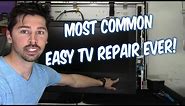 WATCH THIS VIDEO BEFORE THROWING OUT YOUR BROKEN FLAT SCREEN TV!!!