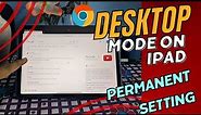 How to Set Google Chrome Desktop Mode Permanently on iPad | View Desktop Site by Default on iPad