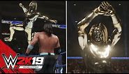 WWE 2K19: Golden AJ Styles Entrance, Signatures & Finishers! (Million Dollar Challenge Boss)