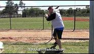 Rubber Band Hitting Drill for Baseball