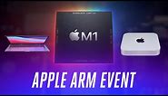 Apple’s Arm-based M1 Mac event in 10 minutes