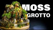Easy DIY Flowing Waterfalls Table Top Moss Grotto
