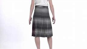 Pendleton Reversible Pleat Plaid Skirt - Wool (For Women)