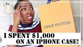 I Spent $1,000 on an iPhone Case! | Louis Vuitton, Gucci, Stuart Weitzman Luxury Haul!