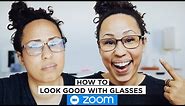How to Look Good on Zoom with GLASSES [ Day & Night Lighting Set up NO GLARE]