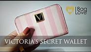 WALLET SLG REVIEW 2021 | Victoria's Secret The Victoria Small Wallet in Signature Stripe 26085683