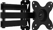 Mount-It! TV Wall Mount, Universal Fit for 19, 20, 24, 27, 32, 34, 37 and 40 Inch TVs and Computer Monitors, Full Motion Tilt and Swivel 14” Extension Arm, VESA 75, 100 Compatible