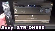 Sony STR-DH550 5.2 Stereo Receiver UNBOXING & Review 7.2 AVR STR-DN860 850 750 5.1
