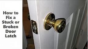 How to Quickly Fix or Replace a Broken Door Latch