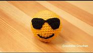 Crochet Facebook Sunglasses Emoji
