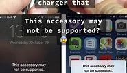 Can’t charge? Slow Charge? Unsupported accessories? Error of “This accessory may not be supported?” Use your iphone usb type C with fast charging