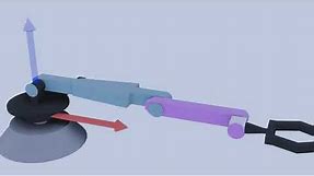 Robot anatomy animation #robot #kinematics #animation