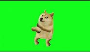 Doge Dancing Green Screen Video