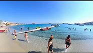 Platys Gialos beach Mykonos Greece