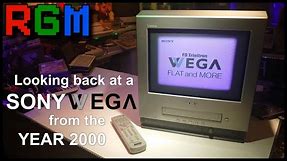 Looking Back at the Sony WEGA KV-14FV1 VHS Video combi Flat screen CRT FROM THE YEAR 2000 and PS2