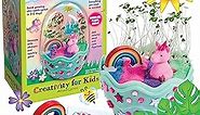 Creativity for Kids Mini Garden: Magical Unicorn Terrarium Kit - Unicorn Gifts for Girls, Kids Crafts and Unicorn Toys Ages 6-8+,Unique Gifts for Kids