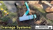 How to Connect Into a 6" PVC Drainage Pipe - Backyard Holding Water - Solved